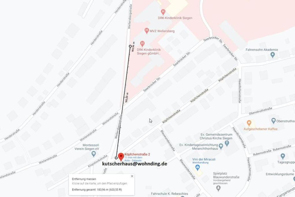 זיגן Kinderklinik, 600M Zum Bahnhof 2B מראה חיצוני תמונה
